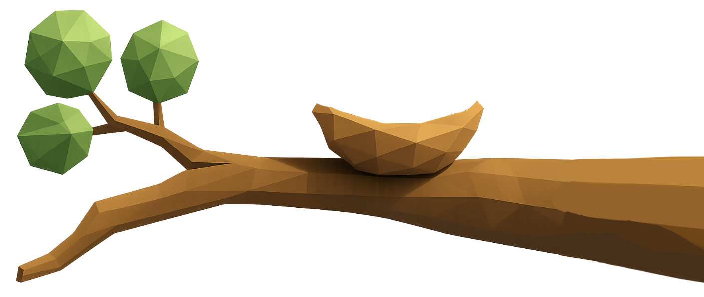 Right jungle branch foreground